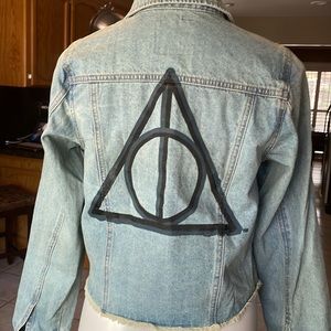 Harry Potter denim jacket size small